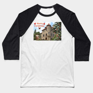 Christmas Castle v1 Baseball T-Shirt